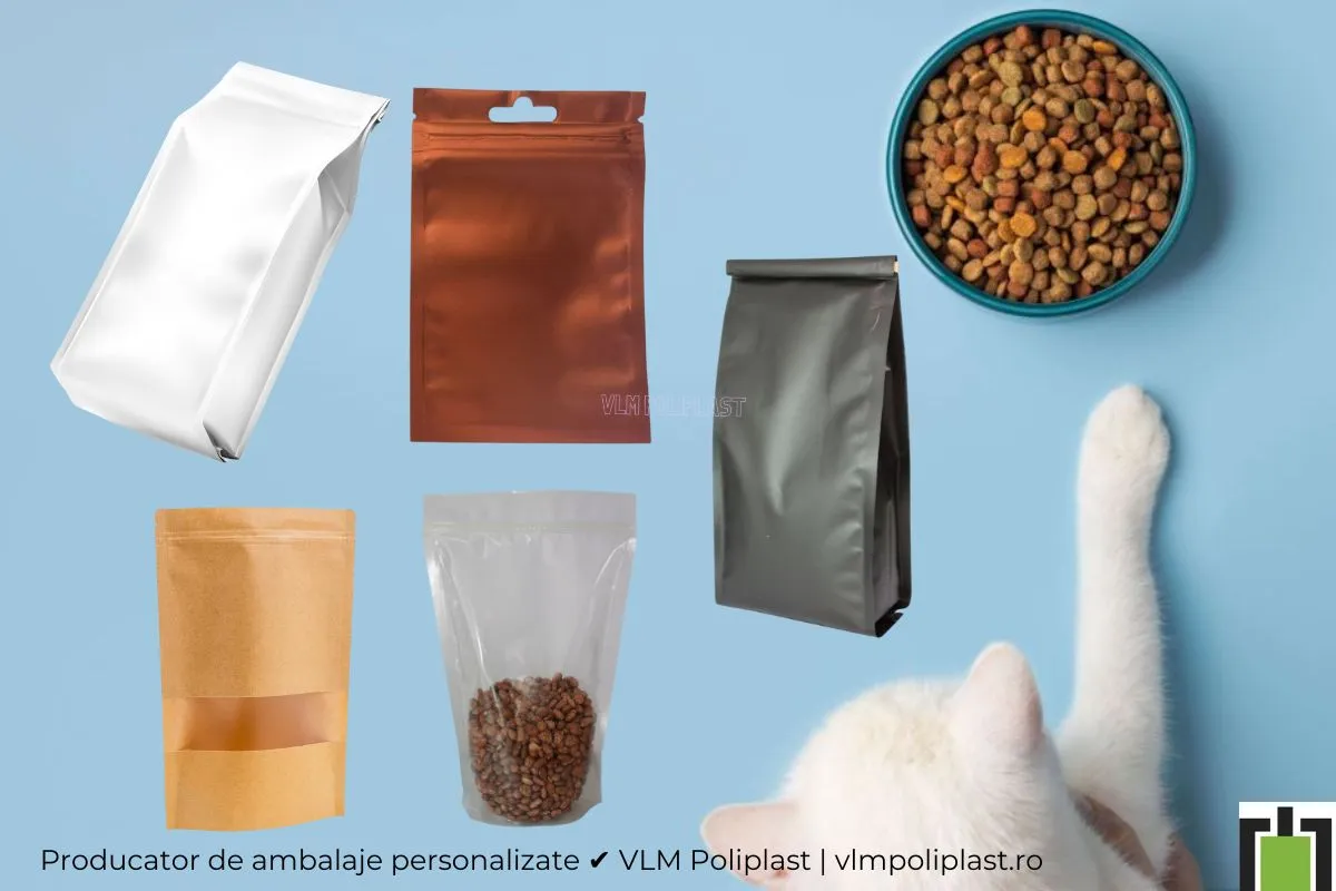 Pet food packaging formats: stand-up doypack, Quad Seal bag, Flow Pack and rollstock film