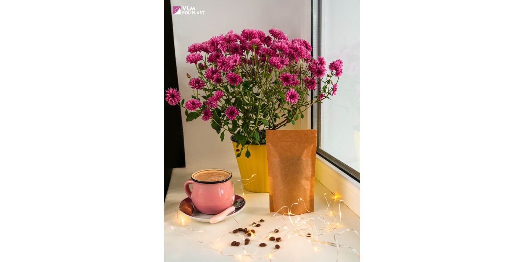 Pungi doypack pentru cafea cu valvă de degazare
