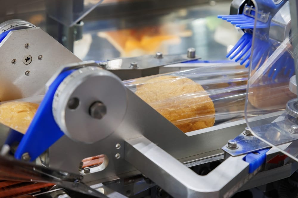 Automatic packing line running reel-fed film