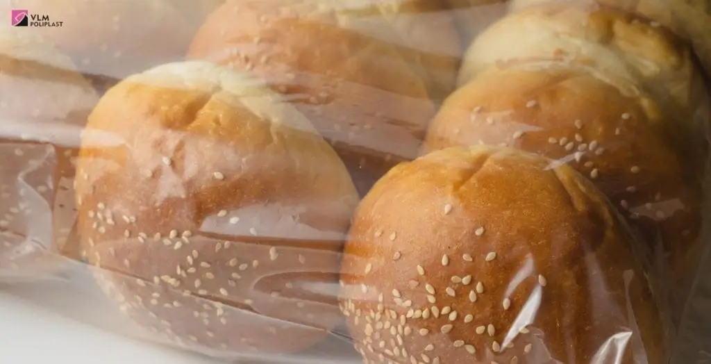 Printed polythene bags for food and retail, produced by VLM Poliplast, a European flexible packaging manufacturer